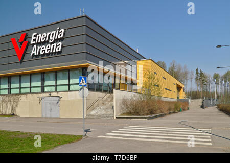 Energia Areena, indoor arena in Myyrmäki, Finland. Photo taken in April 2019 in Vantaa Finland Stock Photo