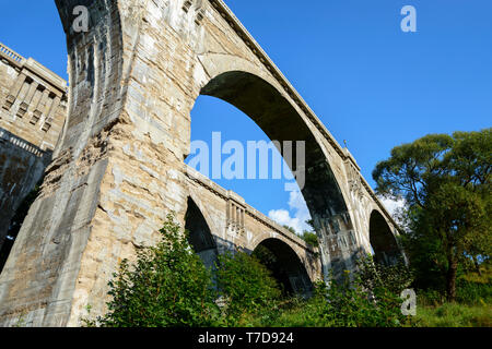 Viaduct near Stanczyki, Warmia Masuria, Poland Stock Photo