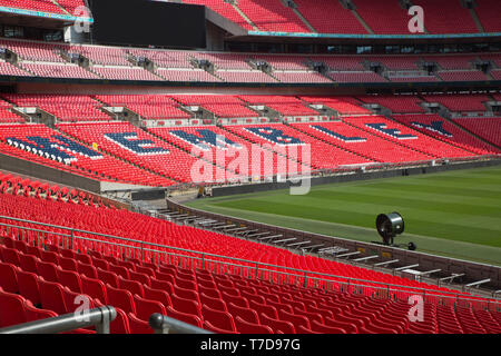 Wembley Stadium in May Stock Photo