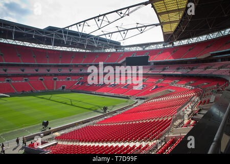 Wembley Stadium in May Stock Photo