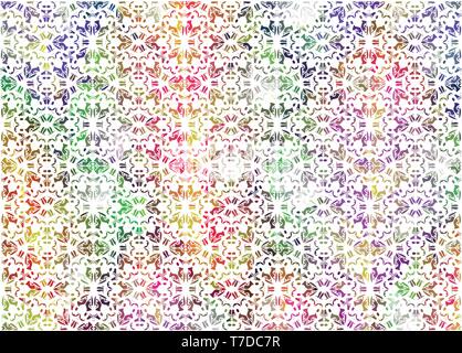 Vector seamless texture with stylized flowers. Wedding flowers design in blue, pink and gray colors. Vintage elegance ornament. Floral pattern with ab Stock Vector