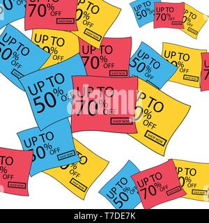 Vector discount stickers. Collection stickers, price tags. Sale, free, new Stock Vector