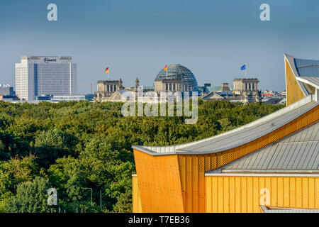 Kammermusiksaal, Philharmonie, Scharounstrasse, Kulturforum, Tiergarten, Mitte, Berlin, Deutschland Stock Photo