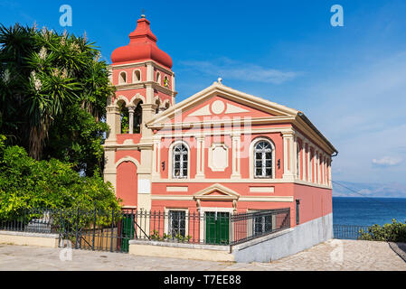 Panagia Mandrakina, greek-orthodox, church, Kerkyra, Corfu Island, Corfu, Ionian Islands, Greece Stock Photo