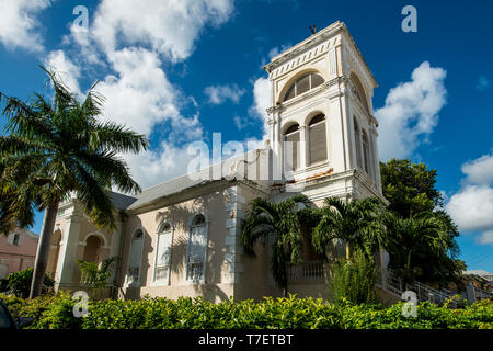 Lord of Sabaoth, Historic Lutheran Church, Christiansted, St. Croix, US Virgin Islands. Stock Photo