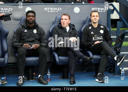 Brendan Rodgers coach (Leicester City) during the UEFA Europa ...