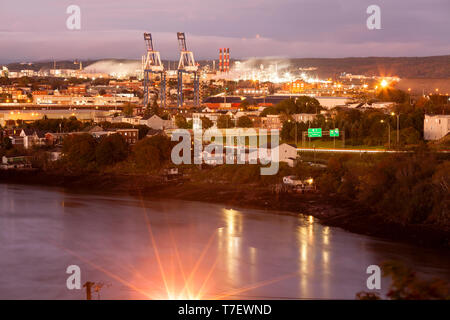 Irving Oil Terminals in Saint John, New Brunswick, Canada Stock Photo ...