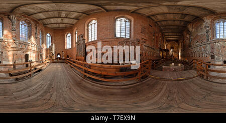 360 degree panoramic view of 360 degree virtual tour of Teutonic Castle in Malbork