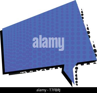 Pop art text box Stock Vector