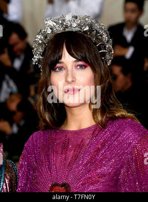 Dakota Johnson attending The Metropolitan Museum of Art Met Gala, in