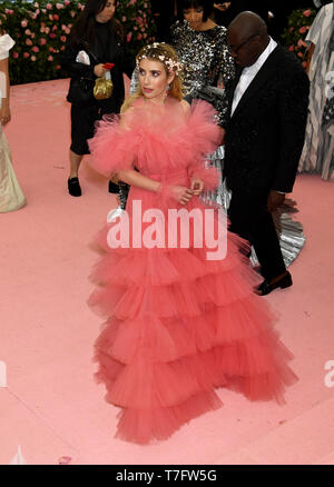 Emma Roberts attending the Metropolitan Museum of Art Costume Institute Benefit Gala 2019 in New York, USA. Stock Photo