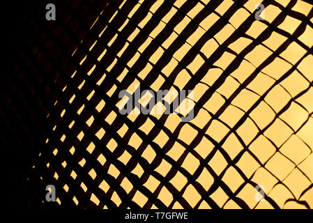 Close-up of studio reflector honeycomb grid Stock Photo