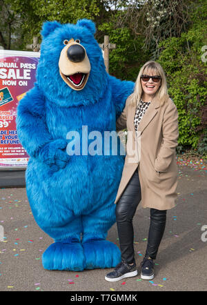 Celebrity arrivals for WONDER PARK @ Chessington World of Adventures Resort  Featuring: Kate Thorton Where: London, United Kingdom When: 06 Apr 2019 Credit: Phil Lewis/WENN.com Stock Photo