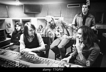 LONDON: Brian Eno and Bryan Ferry from Roxy Music in a