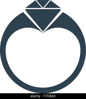 ring icon vector, flat design best vector icon Stock Vector