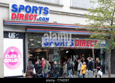 Sports Direct shop in Oxford Street, London, UK Stock Photo