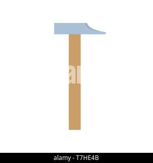 Hammer icon vector illustration isolated tool equipment construction carpentry work hardware Stock Vector