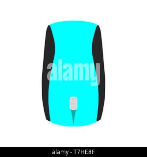 Mouse arc wireless icon computer vector isolated illustration. Internet button design PC symbol Stock Vector