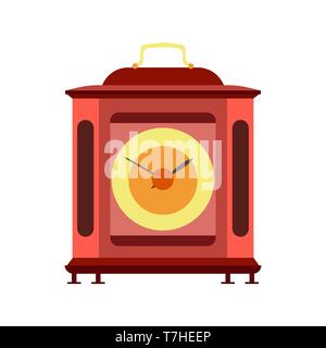 Clock mechanism watch mechanical vector gears metal time background. Illustration machine technology wheel cog vintage Stock Vector