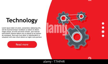 Technology digital mechanical gear concept vector. Network wheel business background sign. Tech element cog mahine. Technical future connection scienc Stock Vector