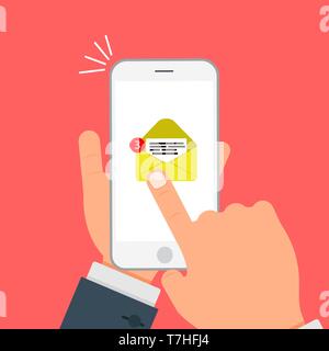 Email notification media information soical sign. Network people icon background isolated vector. Message application wireless chat. Inbox spam phone  Stock Vector