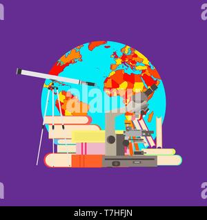 Online training education business technology. College web library course vector. Webinar video icon flat service school concept study. Elearning digi Stock Vector