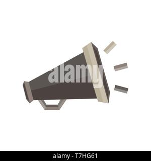 Megaphone icon vector sign illustration speaker symbol design loud Stock Vector
