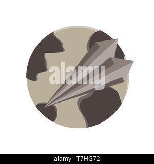 Icon globe world vector earth map global symbol planet sign isolated internet Stock Vector