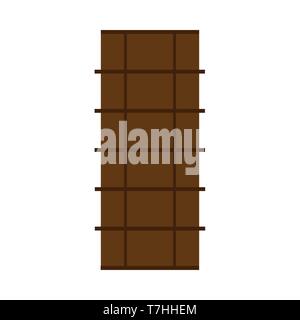 Shelf business flat furniture icon storage vector. Decoration wooden commerce wall showcase customer. Stock Vector