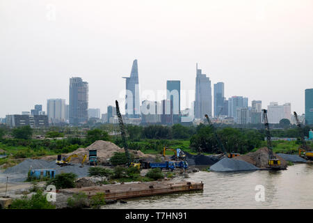 Ho Chi Minh City skyline Stock Photo