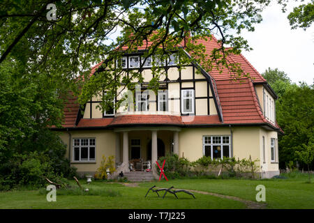 Germany Lower Saxony Fischerhude House In The Old Part Of The