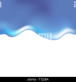 Realistic water vector aqua backdrop blue clean color design droplet motion isolated nature Stock Vector