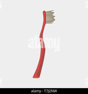 Toothbrush dental background vector tooth brush illustration hygiene toothpaste care dentist icon isolated Stock Vector