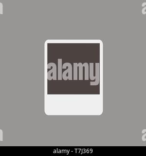 Frame photo picture vintage background retro design illustration white art blank template isolated old image Stock Vector