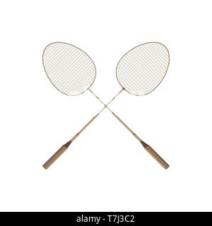 Badminton rio icon vector design player racket illustration sport Stock Vector