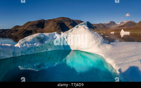 Icebergs, Greenland Stock Photo