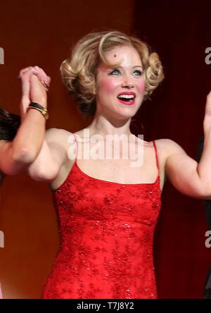 CHRISTINA APPLEGATE 05-04-2005  OPENING NIGHT OF 'SWEET CHARITY' AT  THE AL HIRSCHFELD THEATRE, NEW YORK CITY Photo By John Barrett/PHOTOlink.net Stock Photo