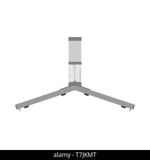 Kitchen hood air extractor filter symbol. Flat icon ventilation isolated white Stock Vector