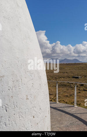 monument commemorating Alcock and Brown first non stop transatlantic flight in June 1919 Stock Photo