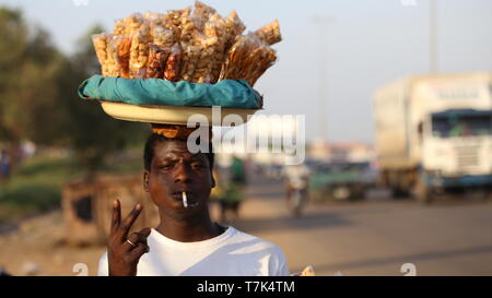 Refugees from differents countries in West Africa Stock Photo