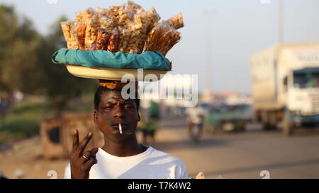 Refugees from differents countries in West Africa Stock Photo