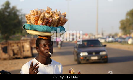 Refugees from differents countries in West Africa Stock Photo