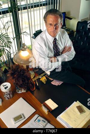 West Palm Beach, FL, USA. 29th June, 2004. Florida, USA - United States - Staff photo by Scott Fisher. 6/28/04. West Palm Beach S-S.BARRY KRISCHER.State Attorney Barry Krischer in his downtown West Palm Beach office on on Monday, June 28th, 2004. (ART FOR OP-ED FACE-TO-FACE CONVERSATION) Credit: Sun-Sentinel/ZUMA Wire/Alamy Live News Stock Photo