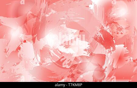 Vector splash flower background in rose tints. Abstract design element for web, banner. Design poster Stock Vector