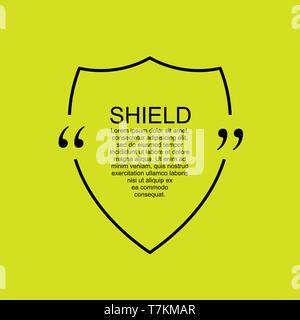 Quote text bubble. Commas, note, message and comment. Design element similar to quote. Text, commas, quote and note. Motivation and inspiration. Quote Stock Vector