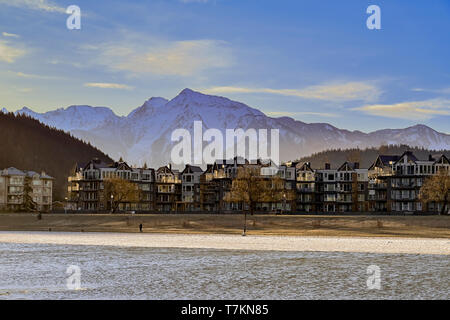 Winter, Harrison Hot Sp;rings, British Columbia, Canada Stock Photo