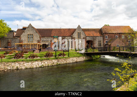 The Bishops Mill, The Maltings, Salisbury, Wiltshire,  England, UK Stock Photo