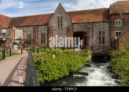 The Bishops Mill, The Maltings, Salisbury, Wiltshire, England, UK Stock Photo