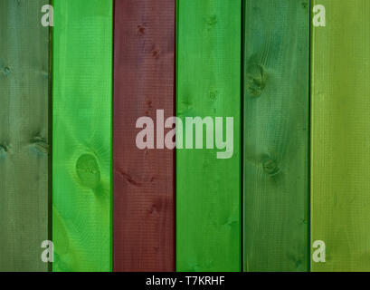 Colorful wooden background green red. Stock Photo