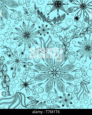 simple doodling seamless pattern, background, vector design